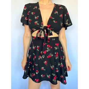Show Me Your Mumu cherry dress Medium